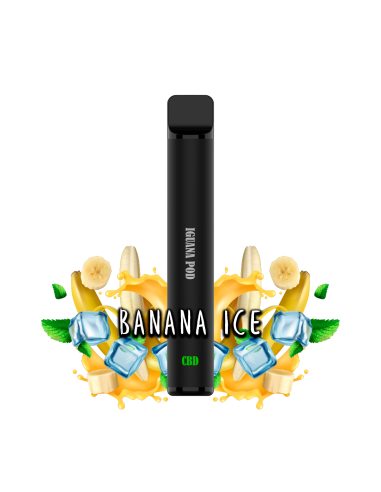 Banana Ice CBD 800 puffs by  Iguana Smoke