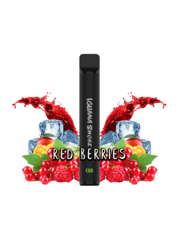 Red Berries CBD 800 puffs by Iguana Smoke