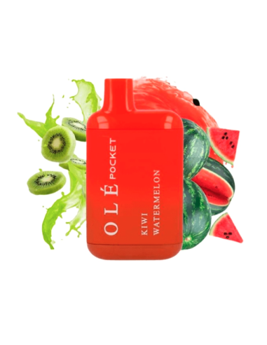 Pod Desechable Kiwi Watermelon Olé Pocket 20mg by Bud Vape