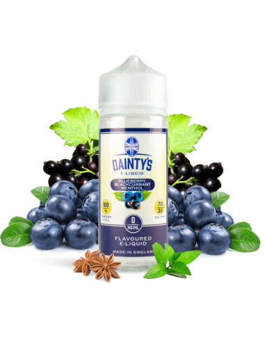 Dainty's Premium Blueberry Blackcurrant Menthol 100ML
