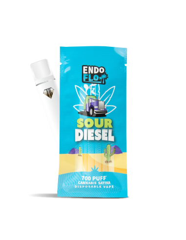 Pod Desechable 500mg CBD - Sour Diesel by EndoFlo