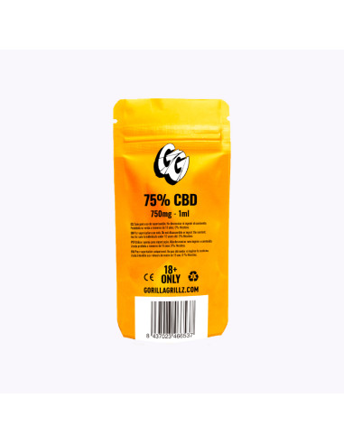 Pod Desechable Gorilla Grillz 75% CBD...