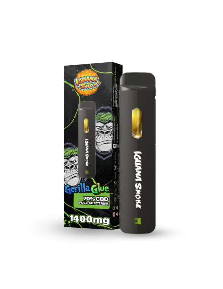 Pod Desechable Full Spectrum Gorilla Glue 1400mg CBD by Iguana Smoke