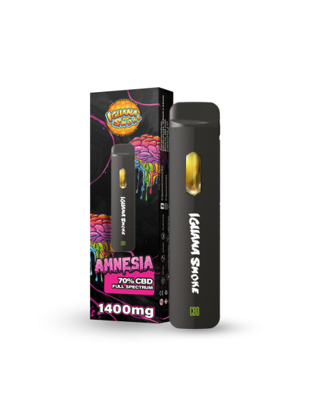 Pod Desechable Full Spectrum Amnesia 1400mg CBD by Iguana Smoke