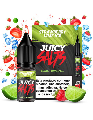 Strawberry Lime Ice 10ml by Juicy Salts