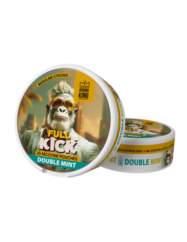 AK Full Kick Nicotines Pouches - Double Mint 20mg