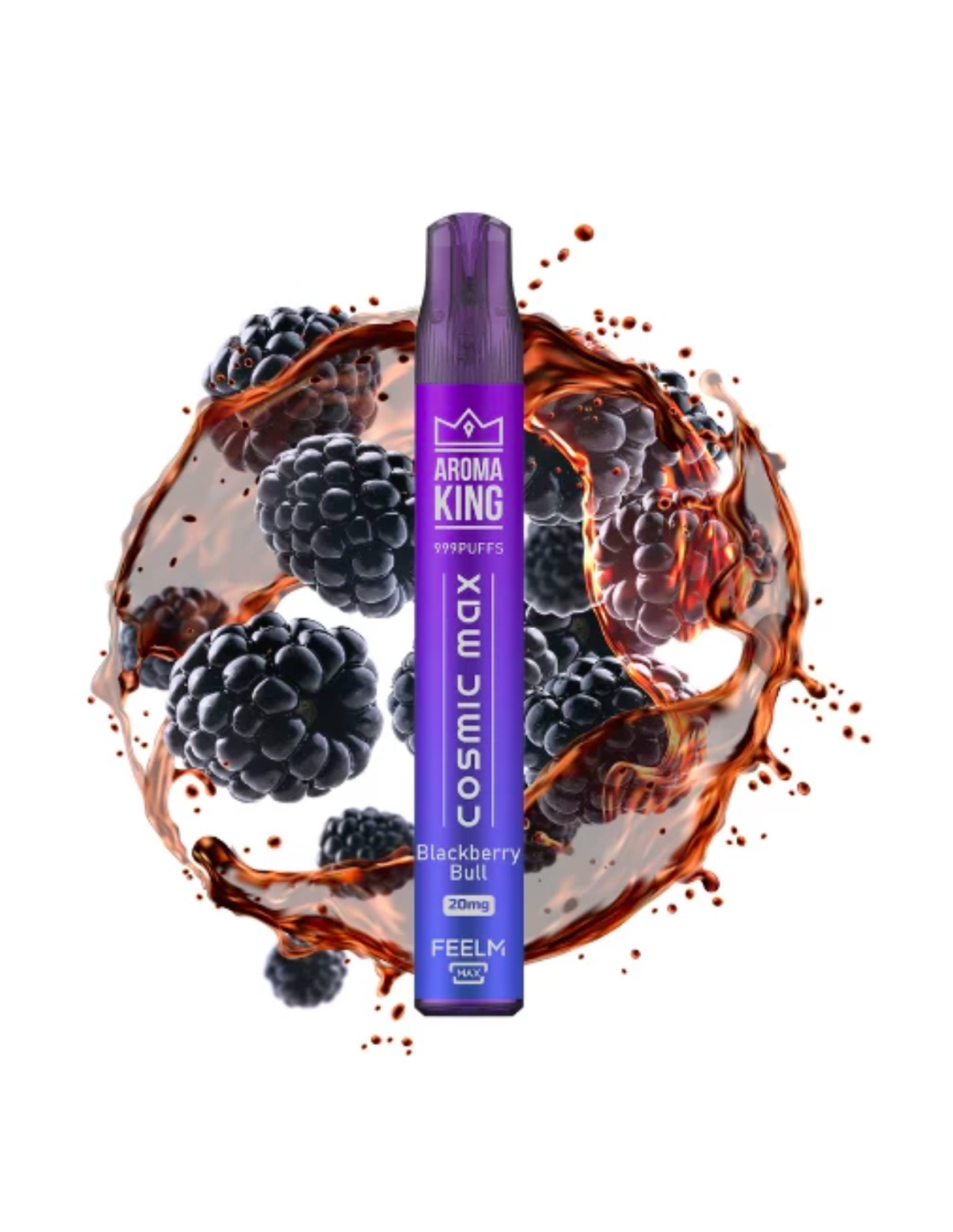 Pod Desechable AK Cosmic Max Blackberry Bull by Aroma King 20mg