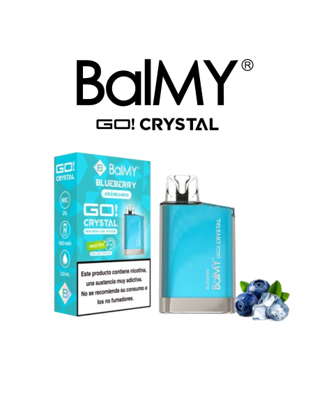 Pod Desechable Blueberry 20mg by Balmy GO Crystal