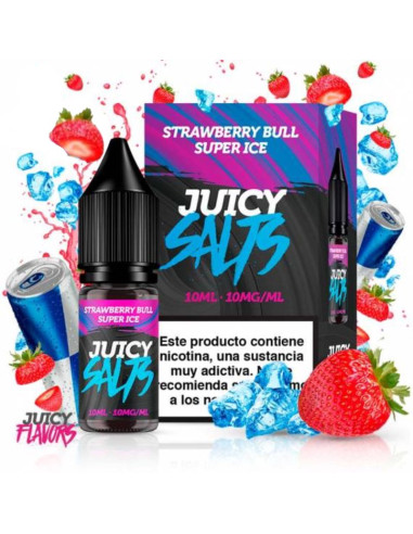 Strawberry Bull 10ml by Juicy Salts