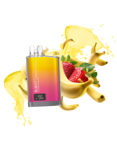 Pod Desechable Strawberry Banana 0mg by Balmy Power Crystal