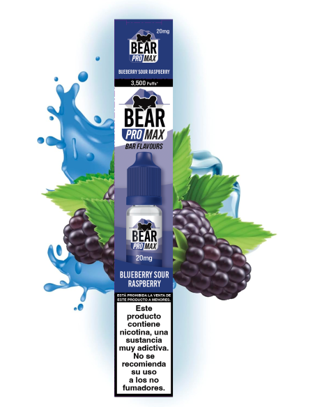 Bear Pro Max Salts Blueberry Sour Raspberry 20mg