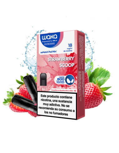 Waka soMatch Mini Pod by Relx - Strawberry Scoop 18mg