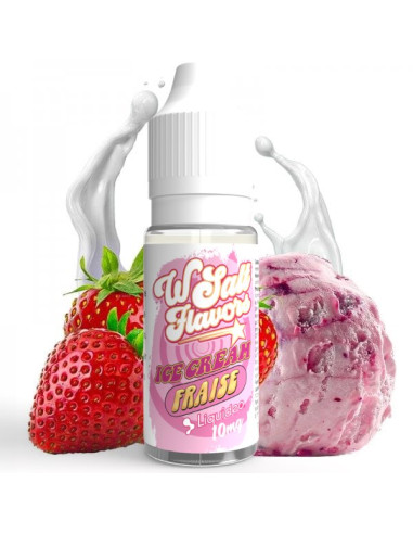Helado de Fresa 10mg by Liquideo Wsalt