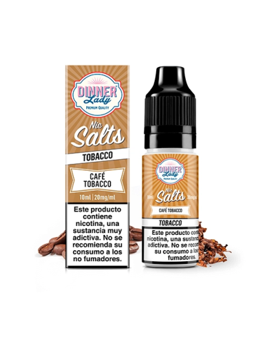 Dinner Lady Café Tobacco Nic Salt - 10mg
