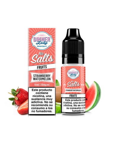 Dinner Lady Strawberry Watermelon Nic Salt - 10mg