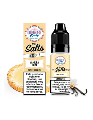 Dinner Lady Vanilla Tart Nic Salt - 10mg
