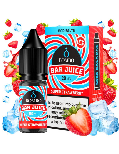 Super Strawberry Ice 20mg - Bar Juice...