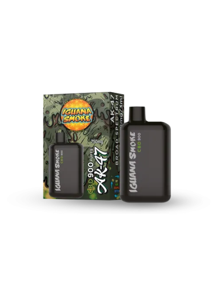 AK-47 Broad Spectrum 750mg CBD 900 puffs by Iguana Smoke
