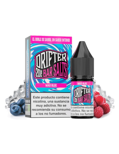 Juice Sauz Drifter Bar Salts Mad Blue...