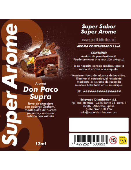 Aroma Don Paco Supra 12ml by Super Arome