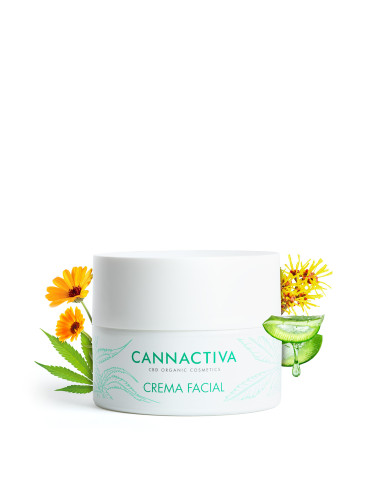 Crema Facial CBD Hidratante y...