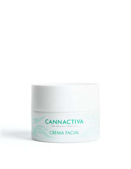 Crema Facial CBD Hidratante y Reparadora by Cannactiva (50ml)