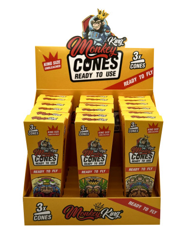 Pack Monkey Cones KS Unbleached x3 UD...