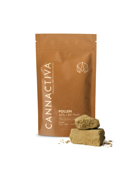Hash Pollen 10gr – DRY 45% CBD by Cannactiva