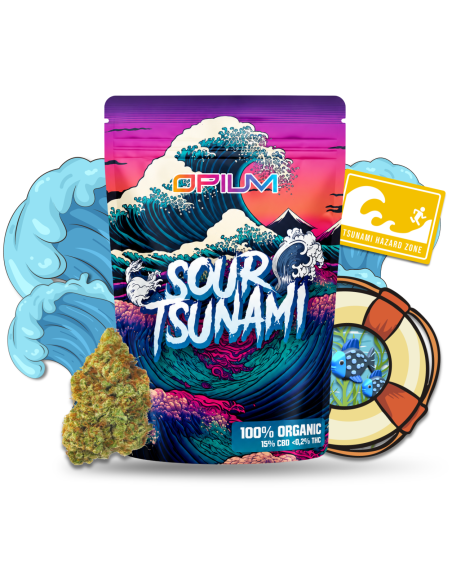 Sour Tsunami CBD 5gr by Opium