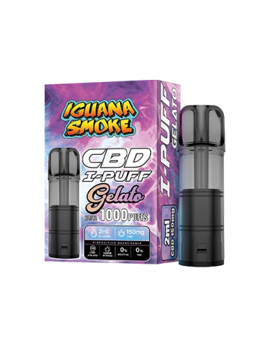 Cartucho Desechable I-PUFF Gelato CBD...