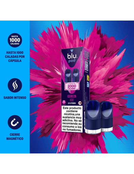 Blu Kit Pods Cereza Ice 20mg by Blu (Pack 2)