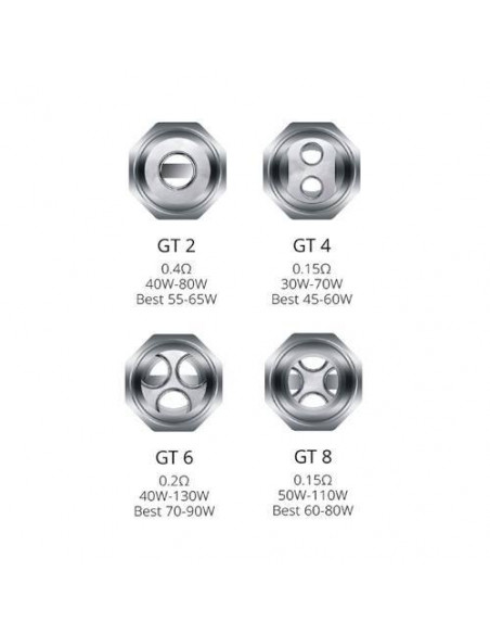 Pack 3 Resistencia GT6 Core NRG Tank 0,2ohm - Vaporesso